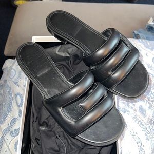 Givenchy black bubble G sandals